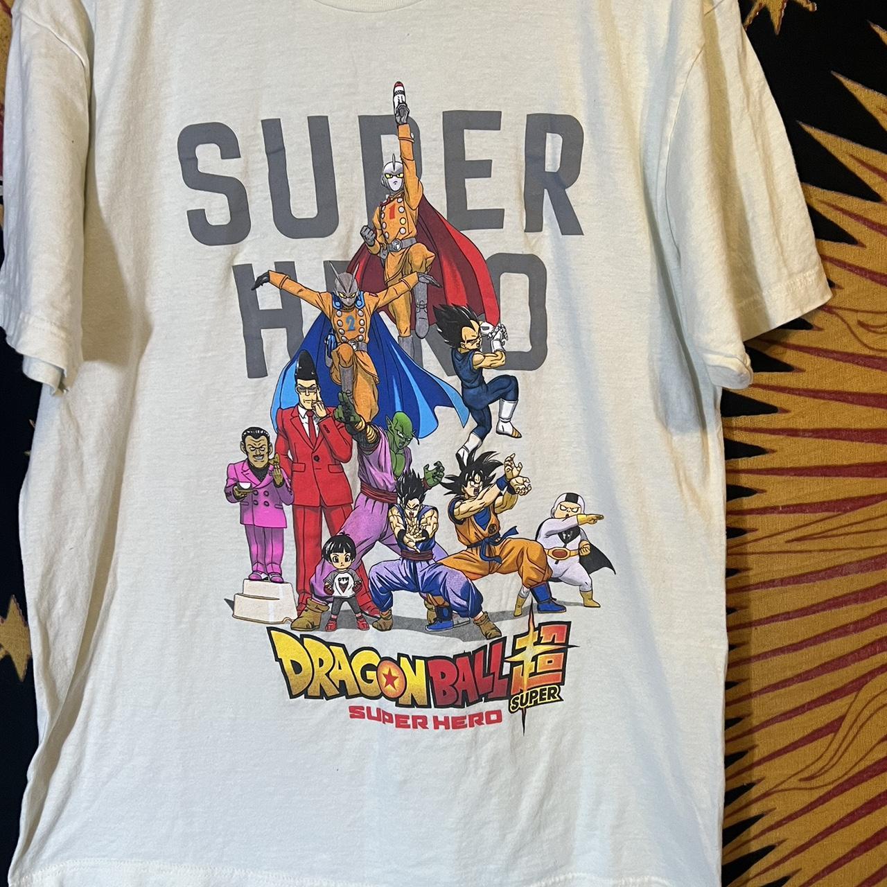 White dragon ball z shirt hotsell