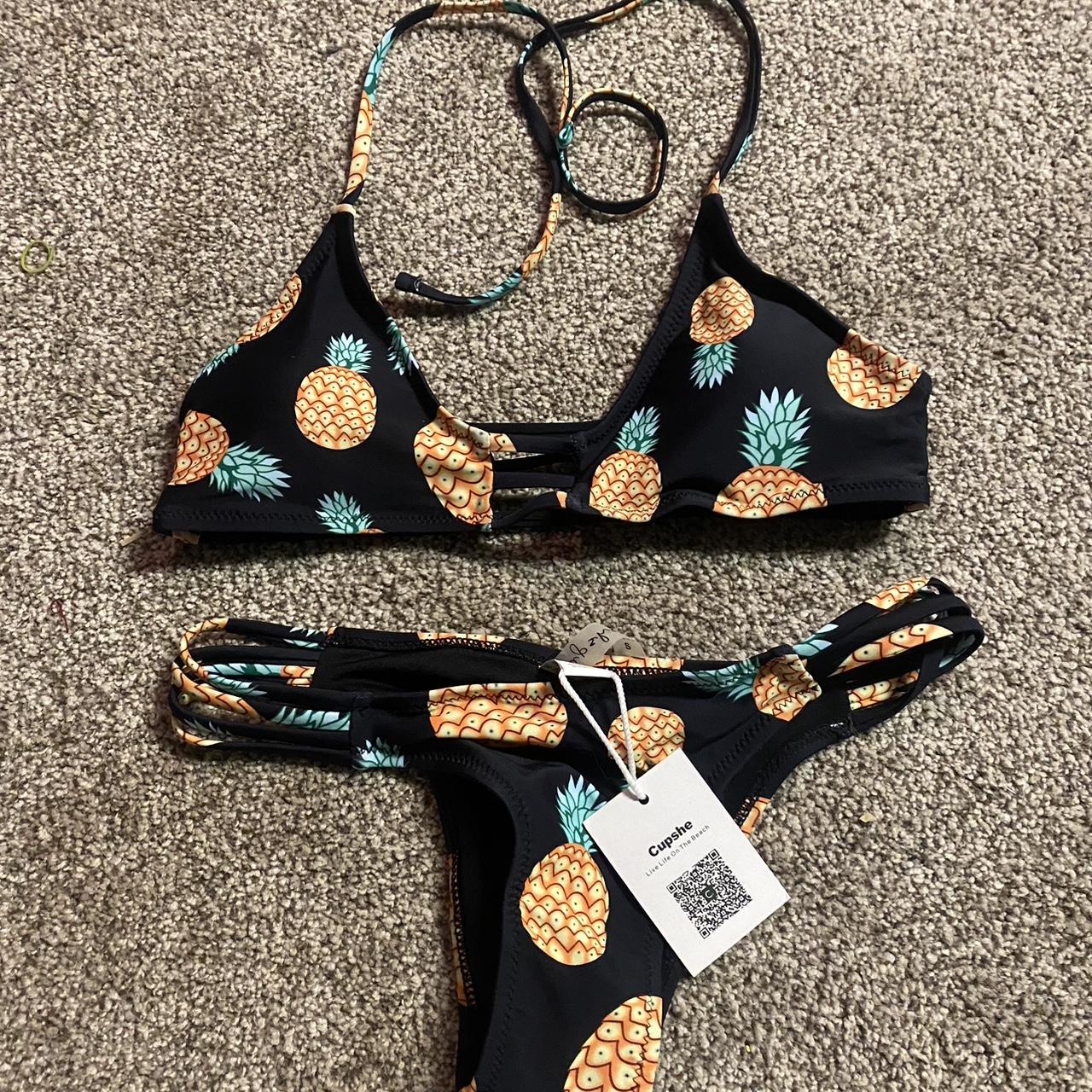 Shein pineapple bikini online