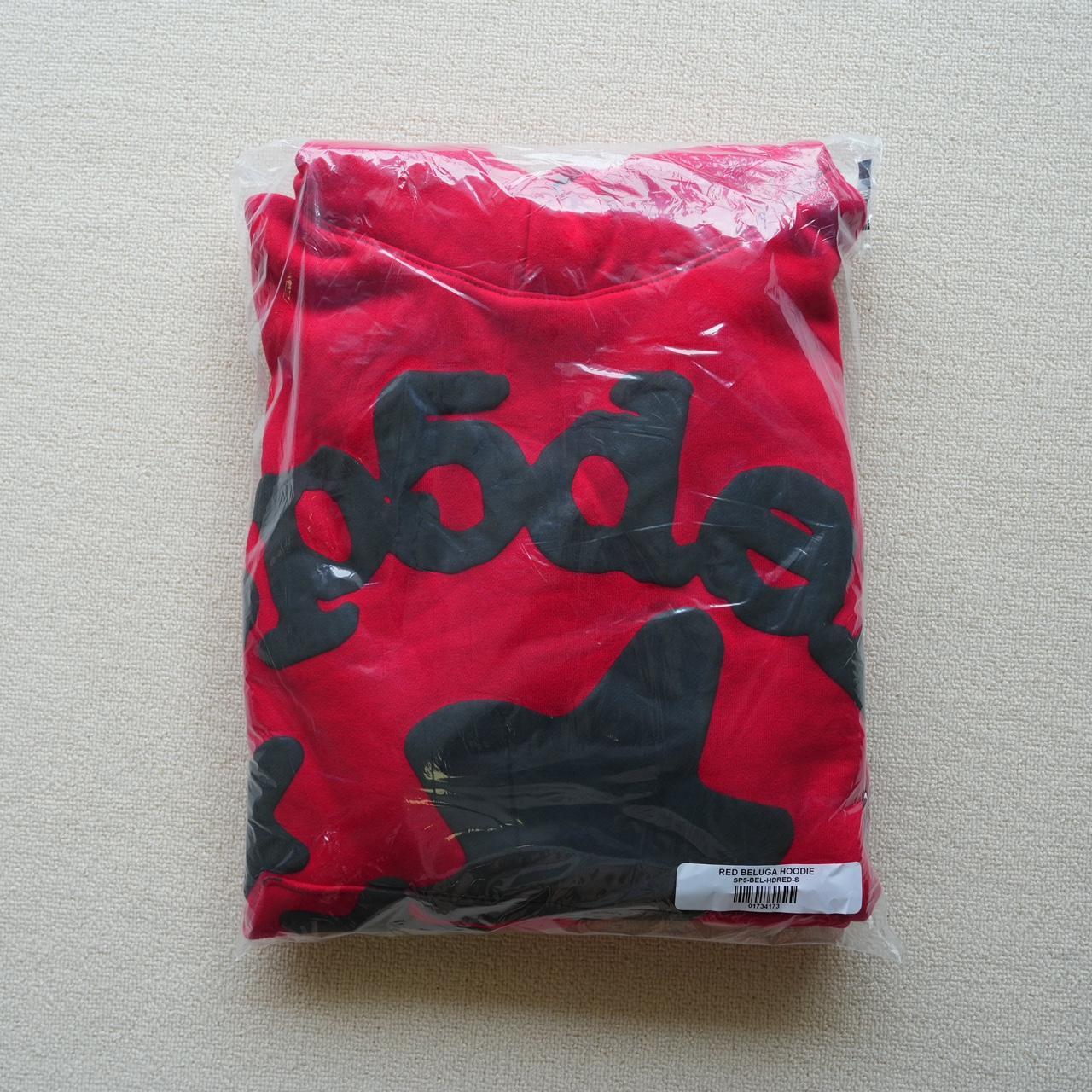 The Sp5der Beluga Hoodie Red is a comfortable, | Depop The Sp5der Beluga Hoodie Red is a comfortable, | Depop