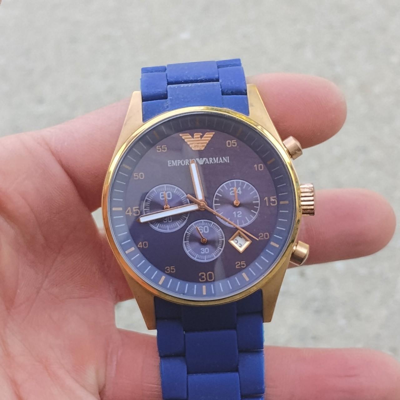 đồng Hồ Reloj Armani Ar5890 Empirio Armani Men's Watch Colt Blue