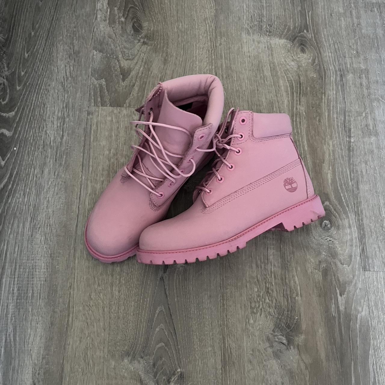 Timberland Women's Ankle Boots Pink US – Pink Timberland