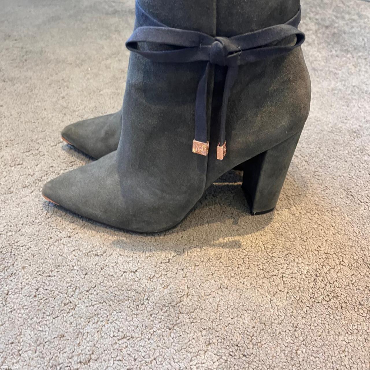 Grey ted baker boots hotsell