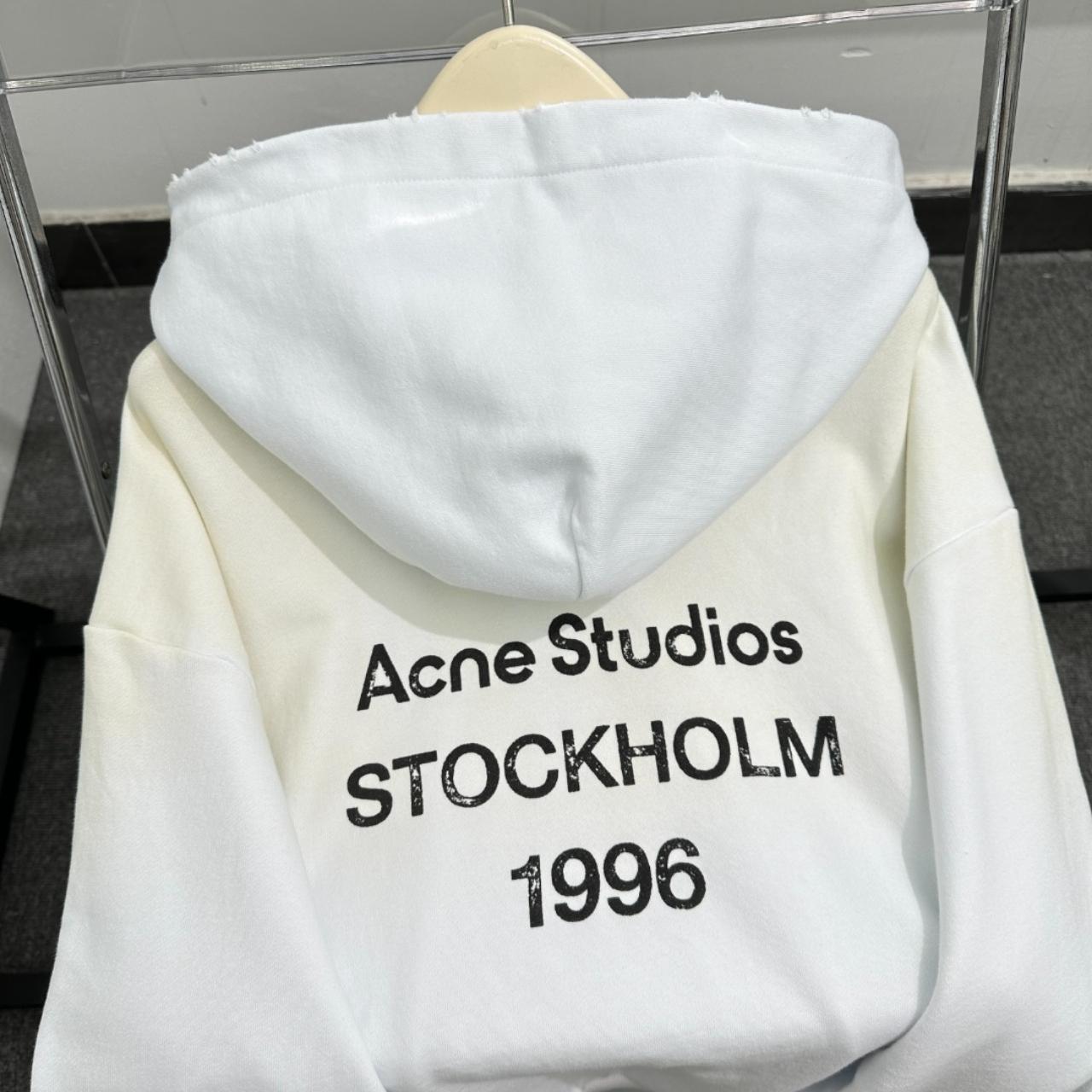 Acne studios receipt hoodie hotsell