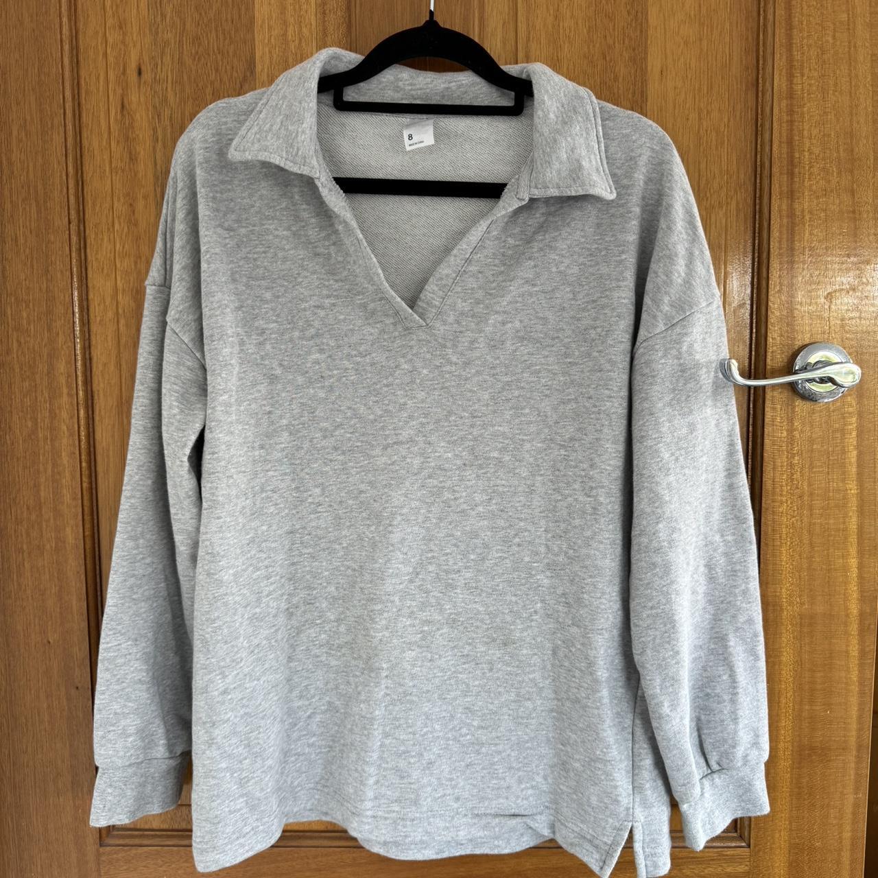 Kmart grey jumper best sale