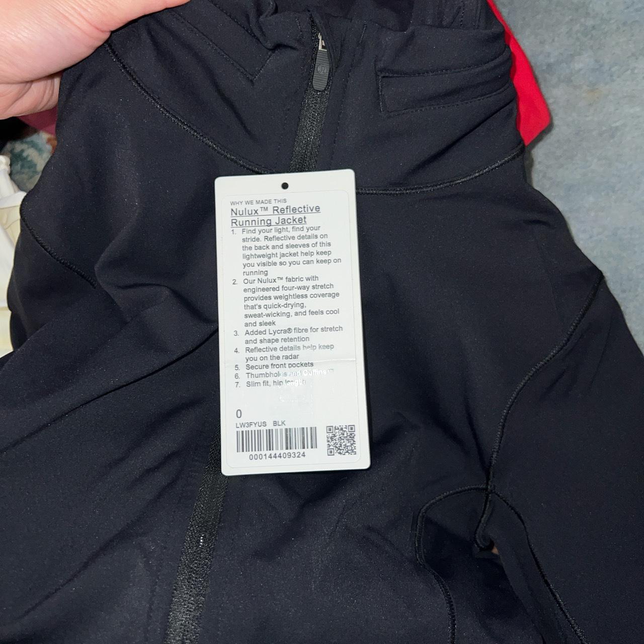 Lululemon Nulux Reflective Running Jacket in size 0,... - Depop