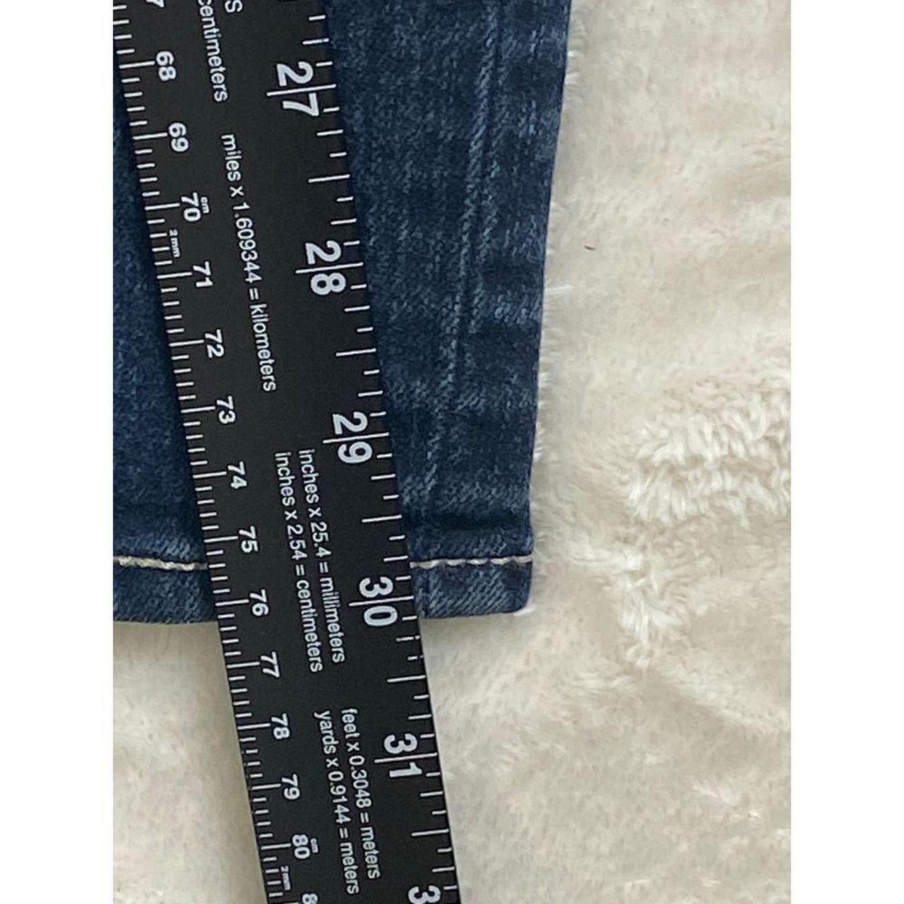 Preloved Women's Low rise Faded Jeans - Blue - 24… - image 4