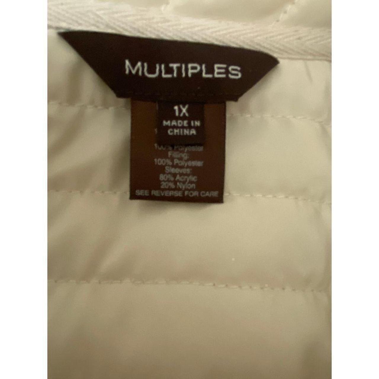 Multiples Women's Lightweight Jacket - White - XL… - image 3