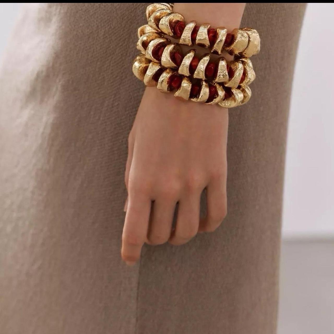 Zara elastic bracelet set Depop