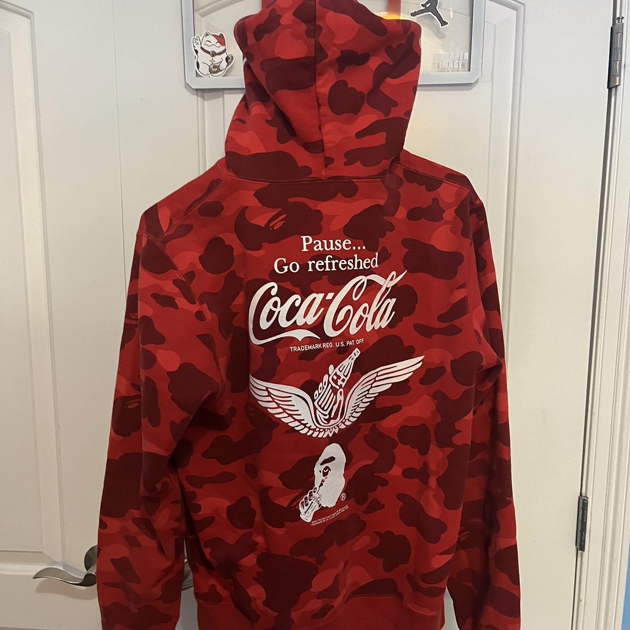 BAPE COCA COLA HOODIE LIMITED EDITION VERY RARE PIECE Depop