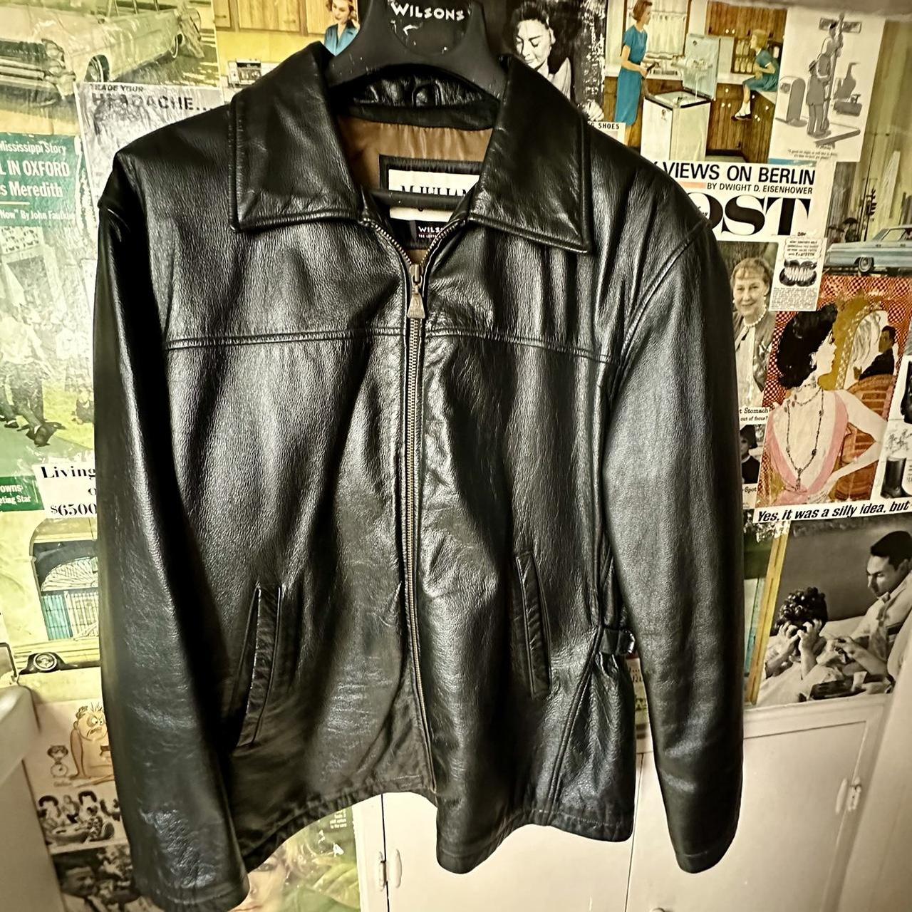 Mens cheapest Wilson Leather coat