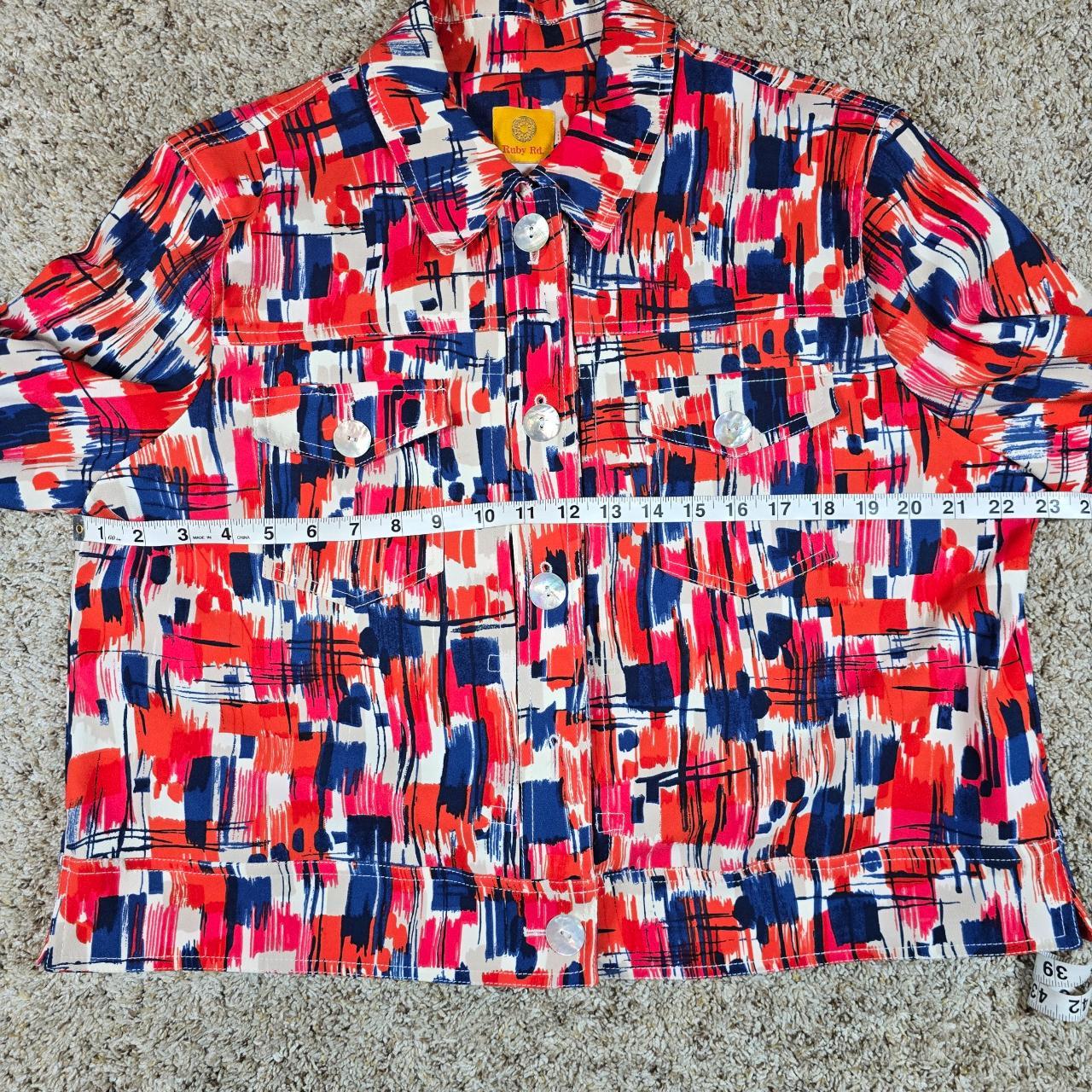 Ruby Rd. Women's Blazer Jacket - Multi/Red - 16 –… - image 6