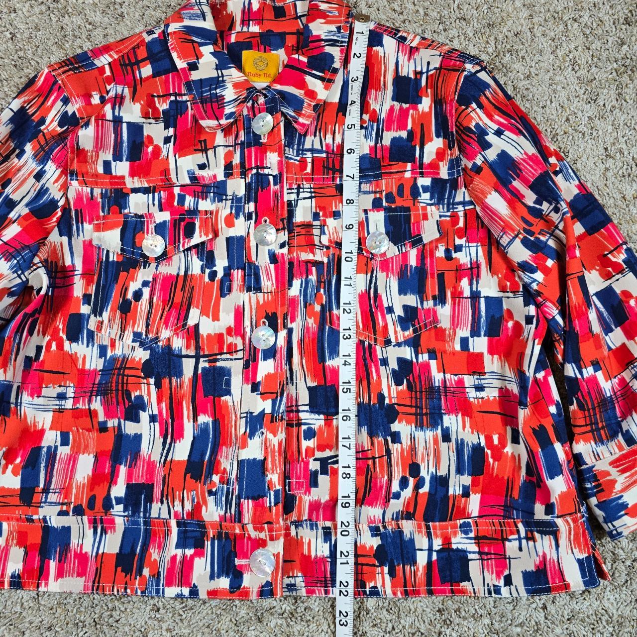 Ruby Rd. Women's Blazer Jacket - Multi/Red - 16 –… - image 5
