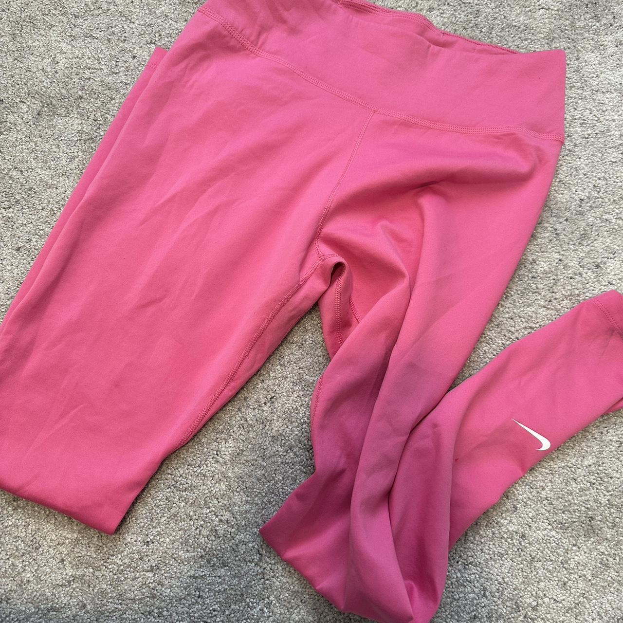 hot pink nike workout pants