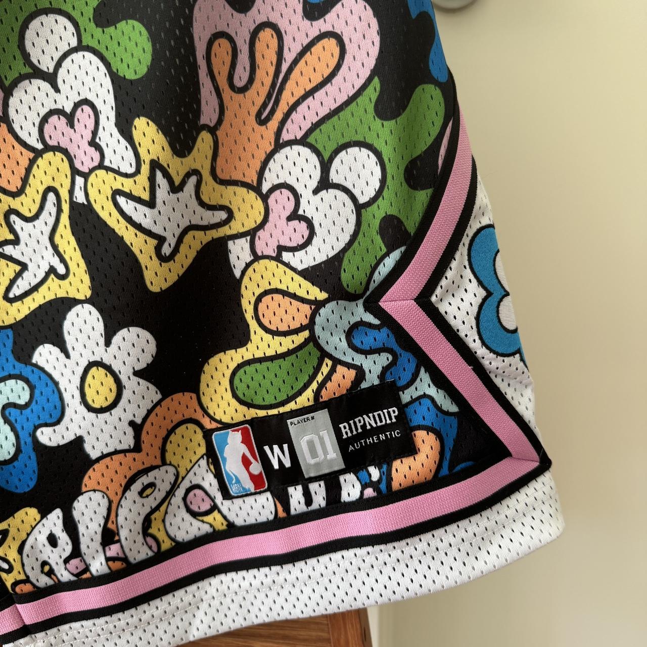 RIPNDIP Flower Basketball Shorts | Depop