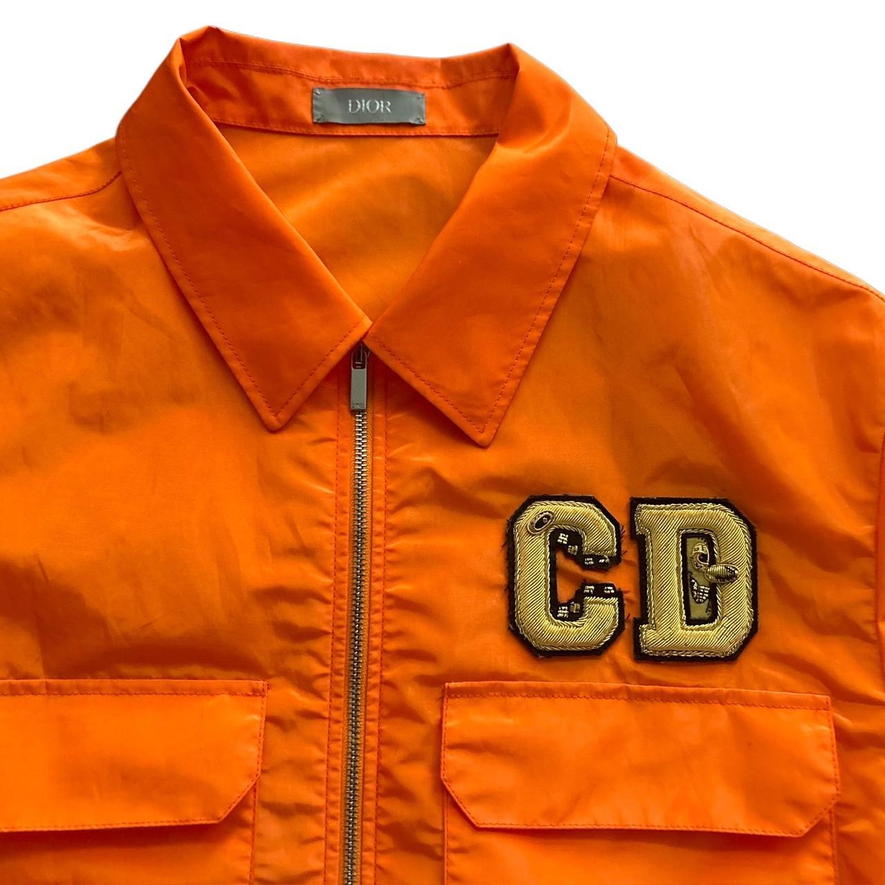Dior X Kenny Scharf Orange Embroidered Windbreaker | Depop Dior X Kenny Scharf Orange Embroidered Windbreaker | Depop