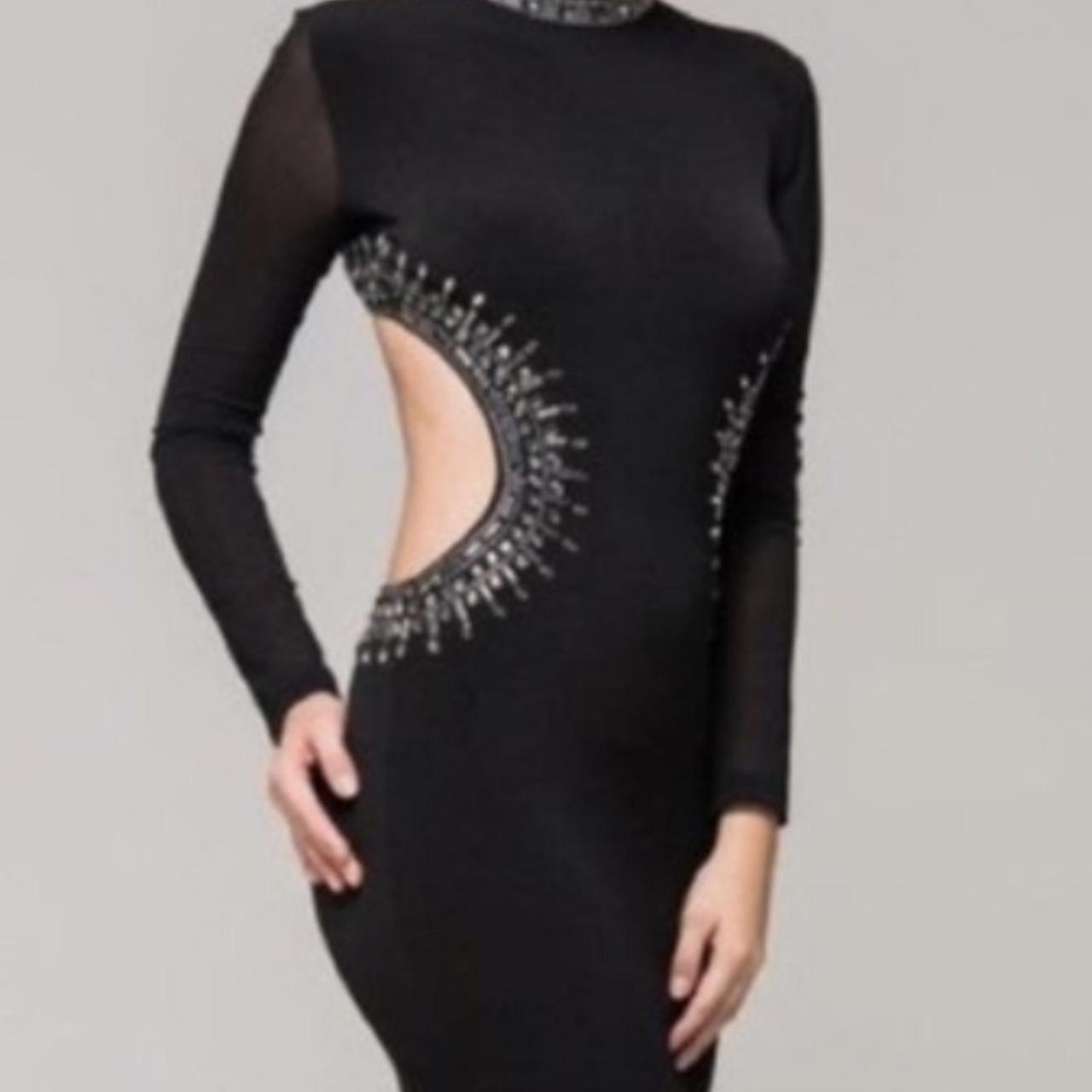 【新品未使用】ANDRESD cutting curve dress Curve Cut Out Dresses | Fashion Curve Cut Out Dresses