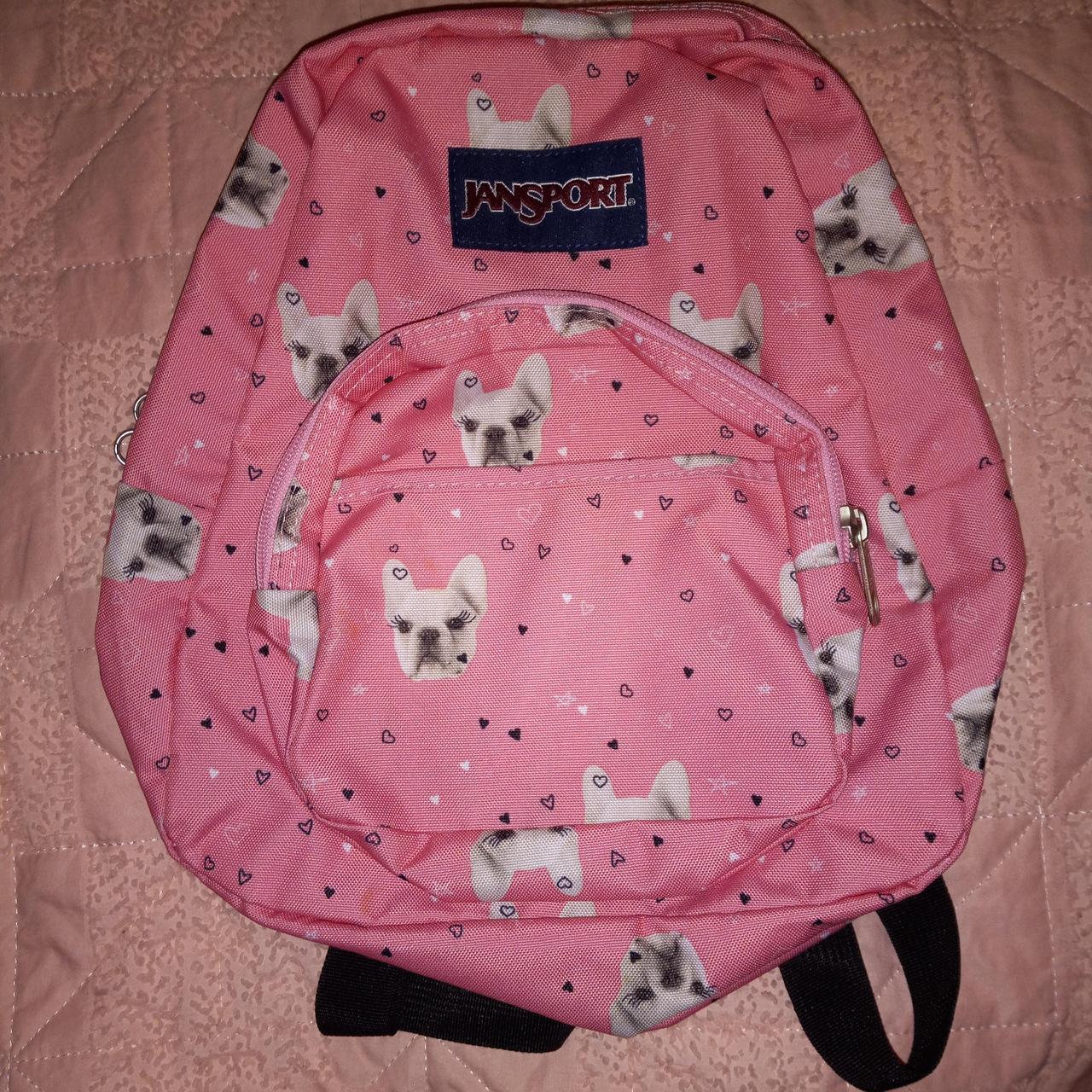 Mini Jansport frenchie backpack slightly. Depop