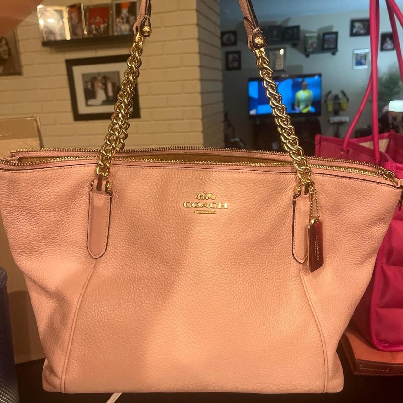 Coach ava tote rose gold hotsell