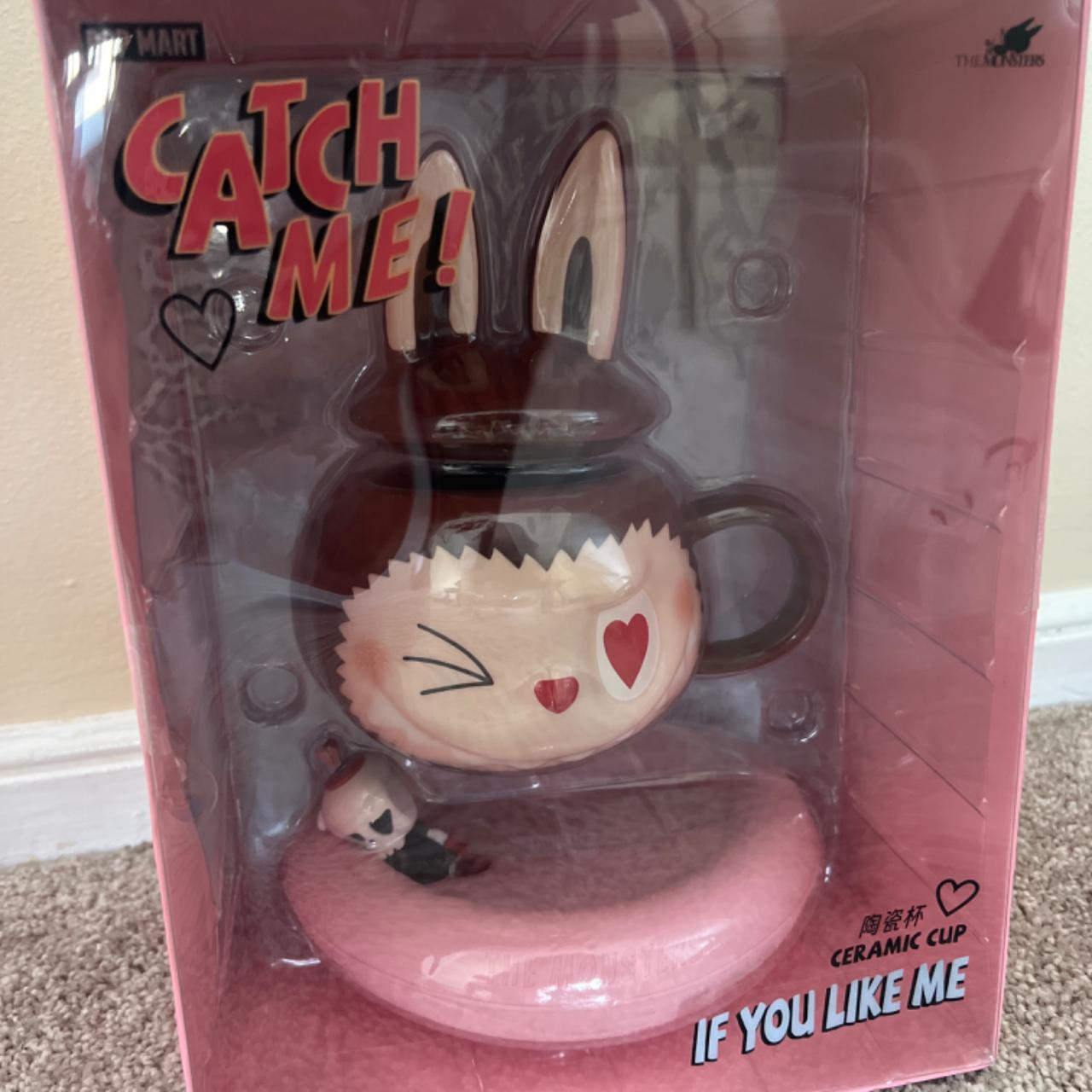 バレンタイン限定 ラブブ ポップマート ぬいぐるみ Catch Me ピンク