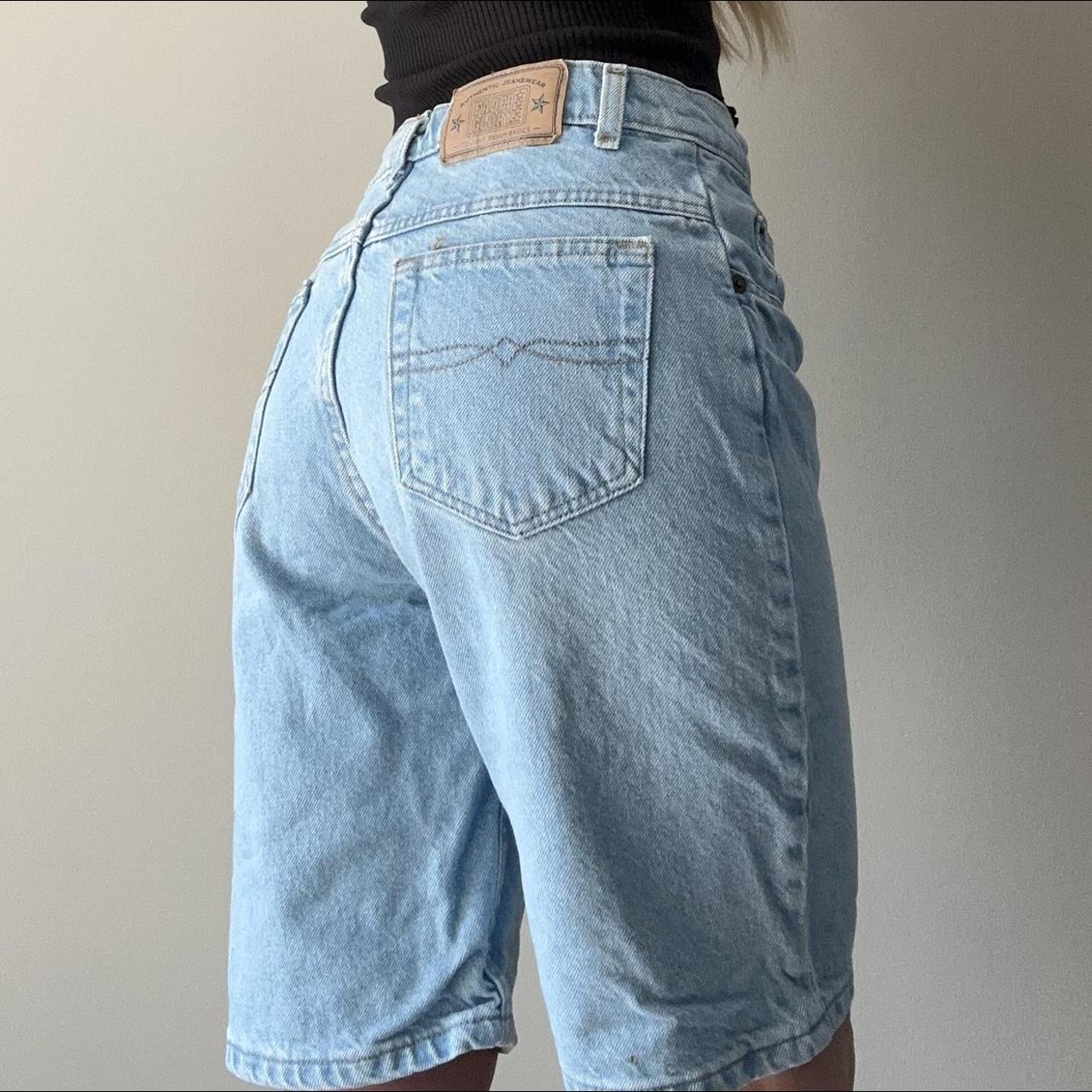 Y2k Light Wash Cotton Denim Relaxed Fit Wide Leg... - Depop