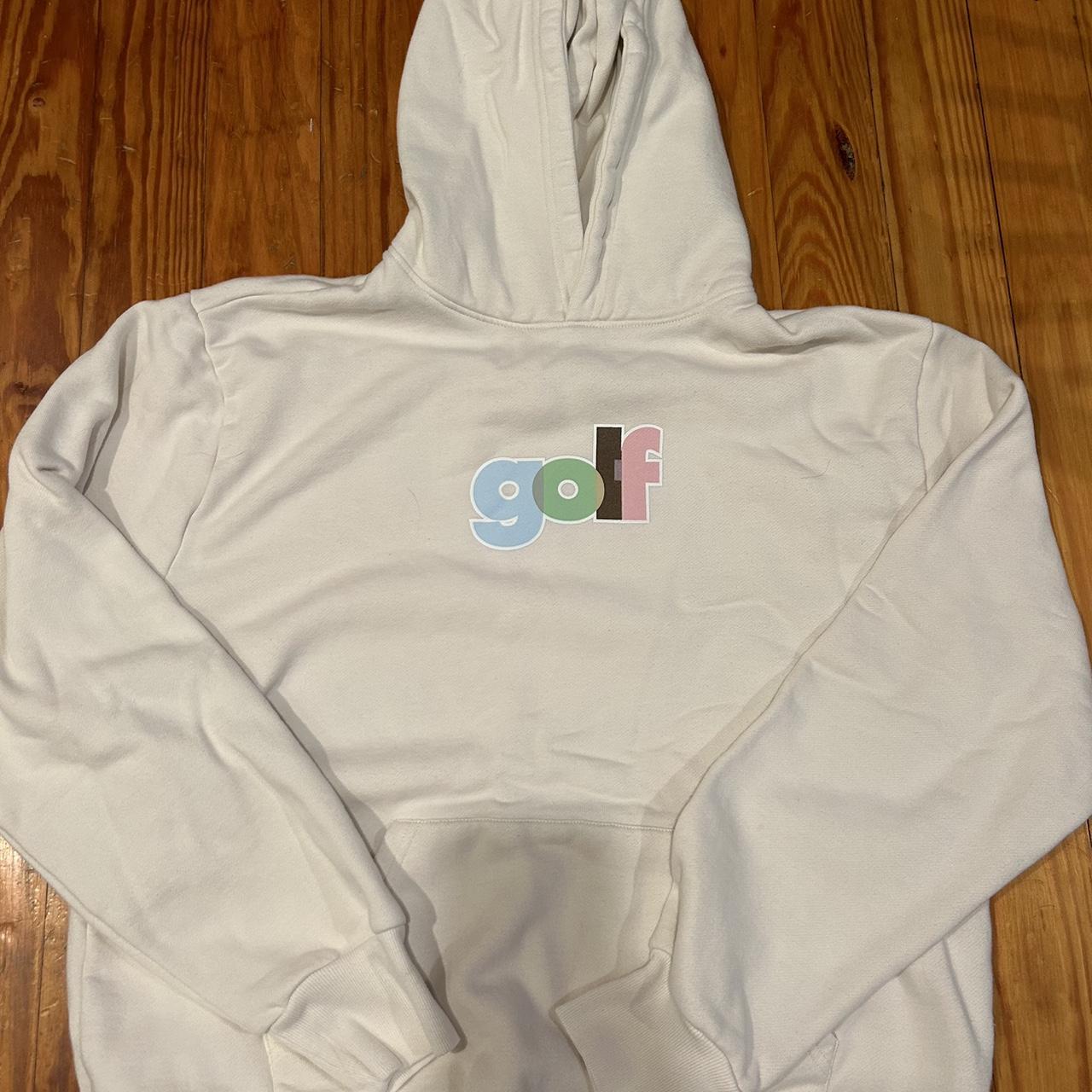 Golf Wang hoodie White Cream colored Size medium. Depop