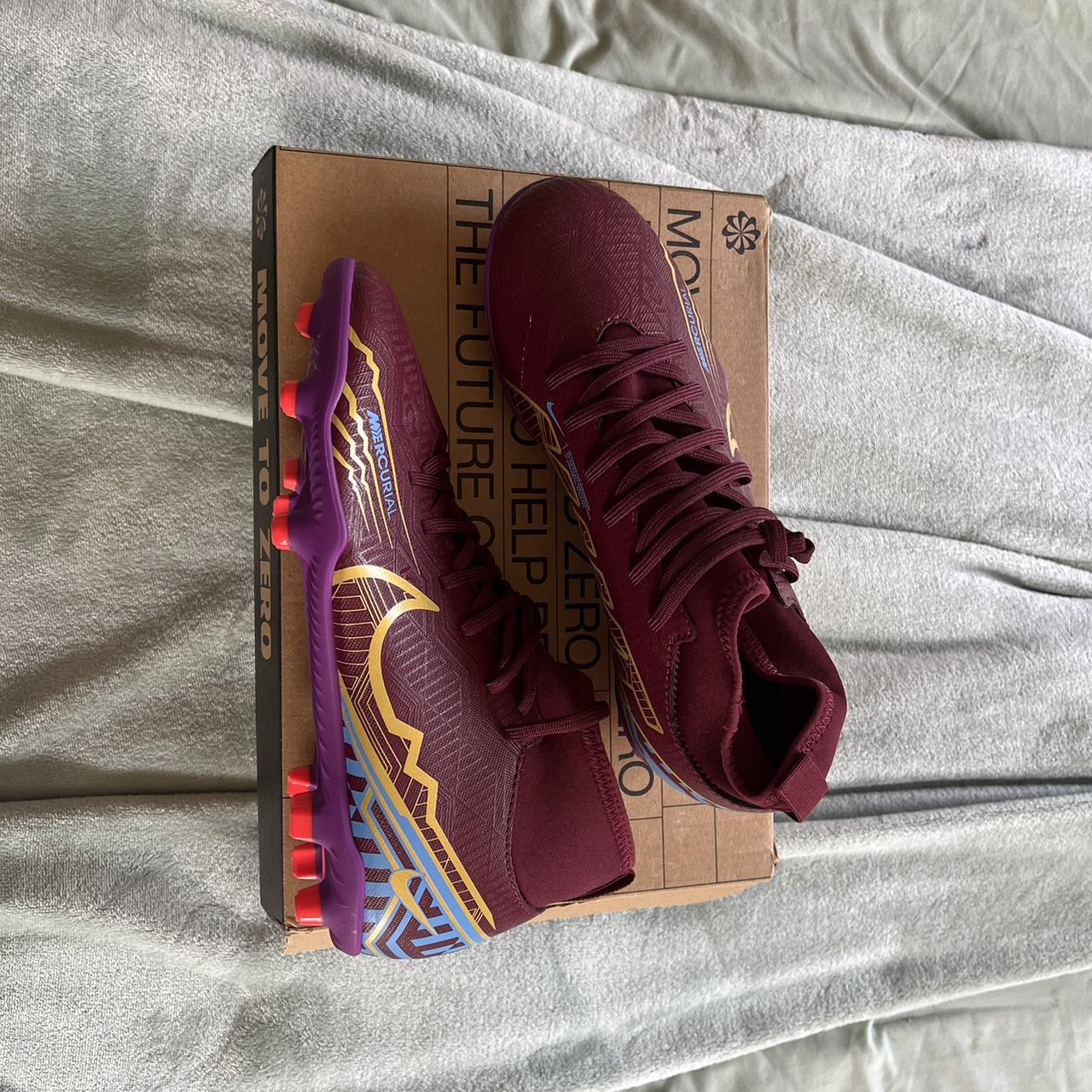 Maroon purple Nike soccer cleats Depop