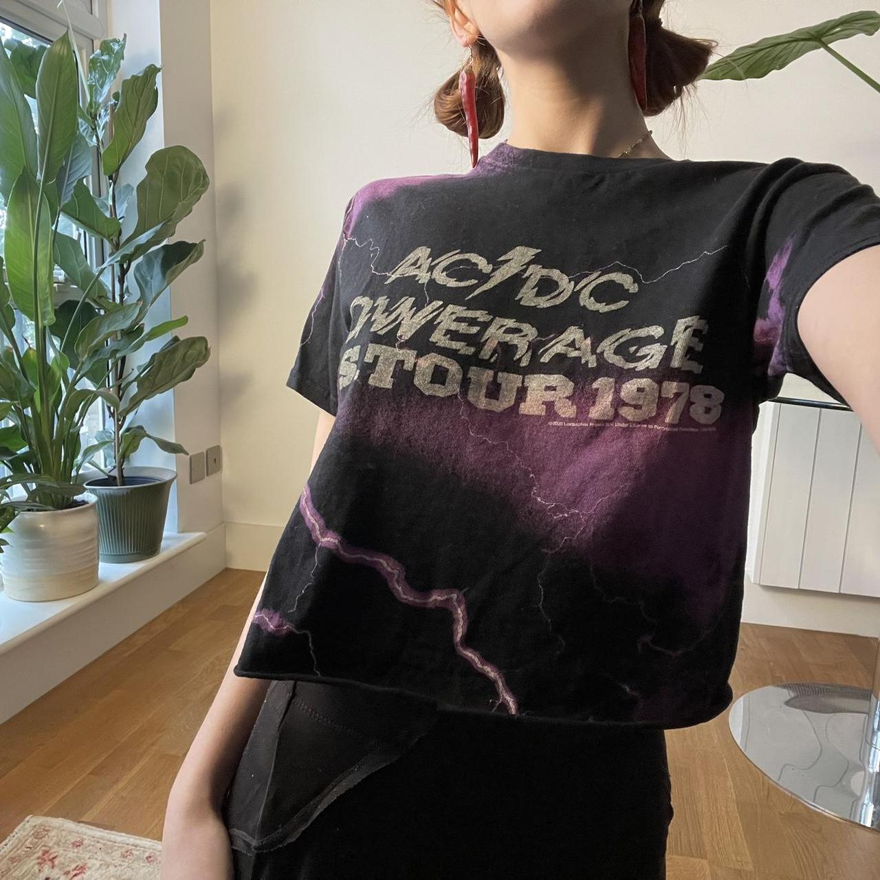 AC/DC graphic band tee/ T-shirt Perfect short but... - Depop