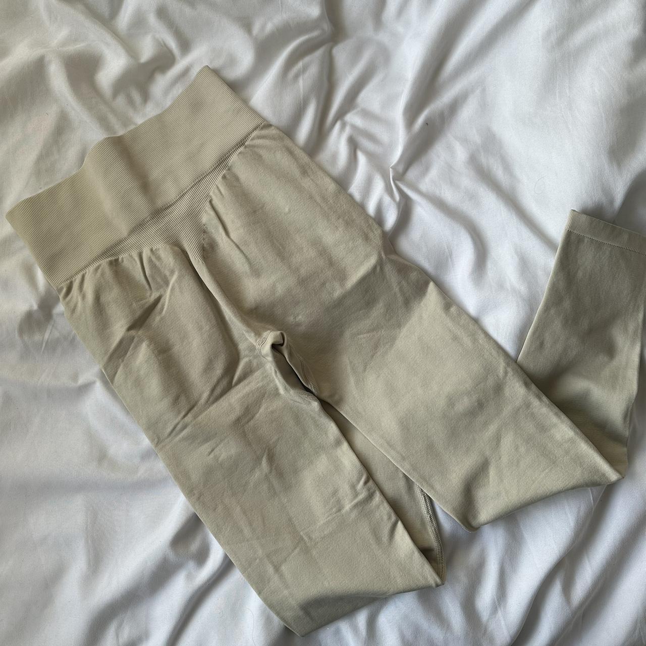 Tala leggings in latte colour Size small Worn... - Depop