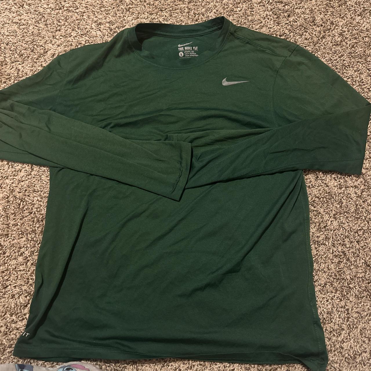 kinetic green nike shirt