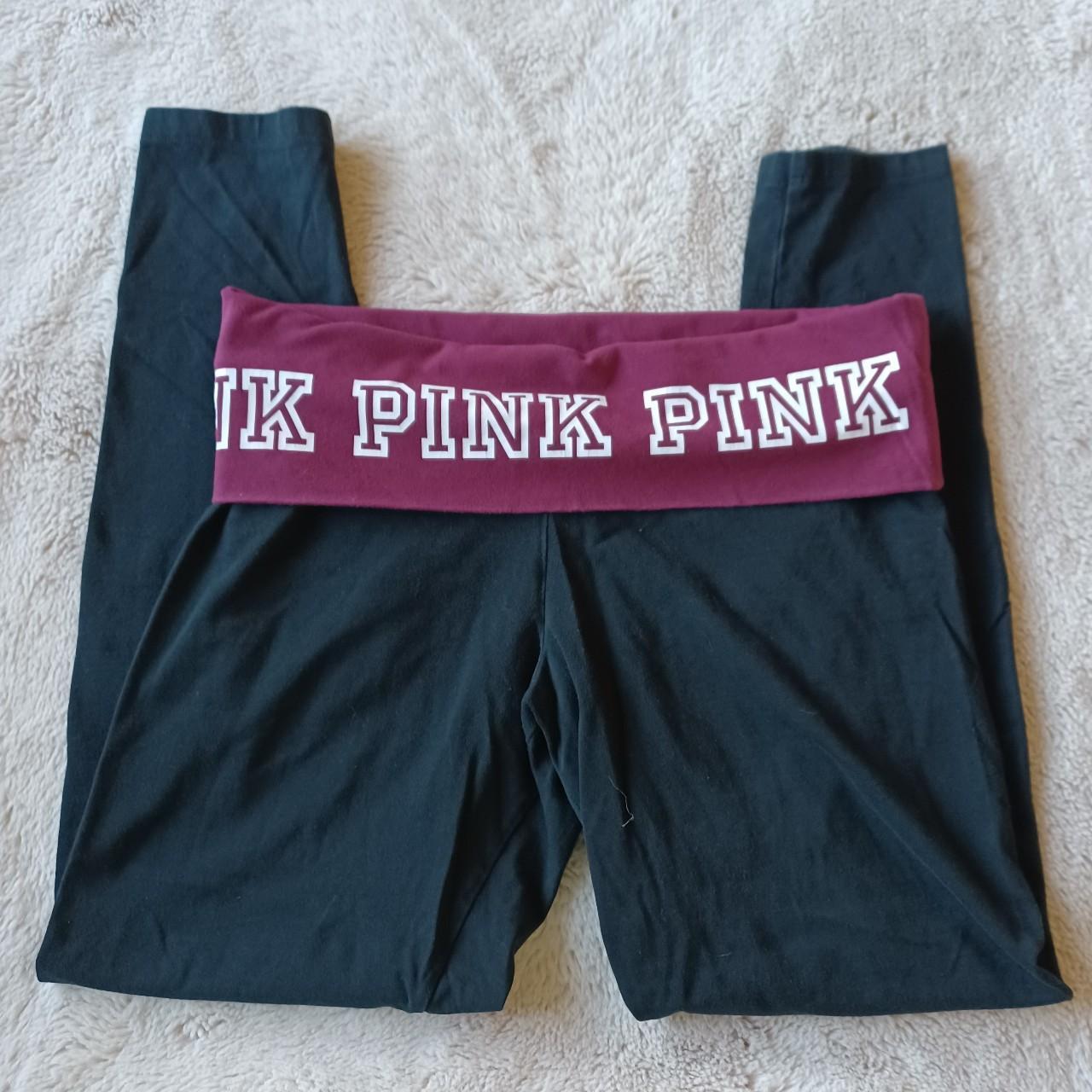 pink yoga shorts victoria's secret