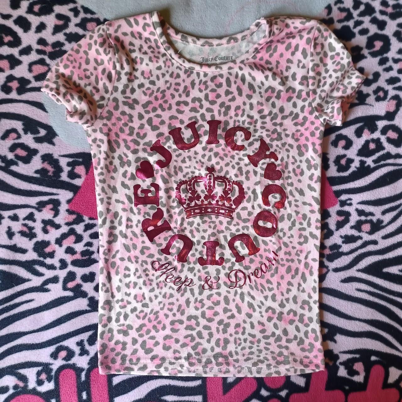 Juicy Couture Women's Pink T-shirt | Depop