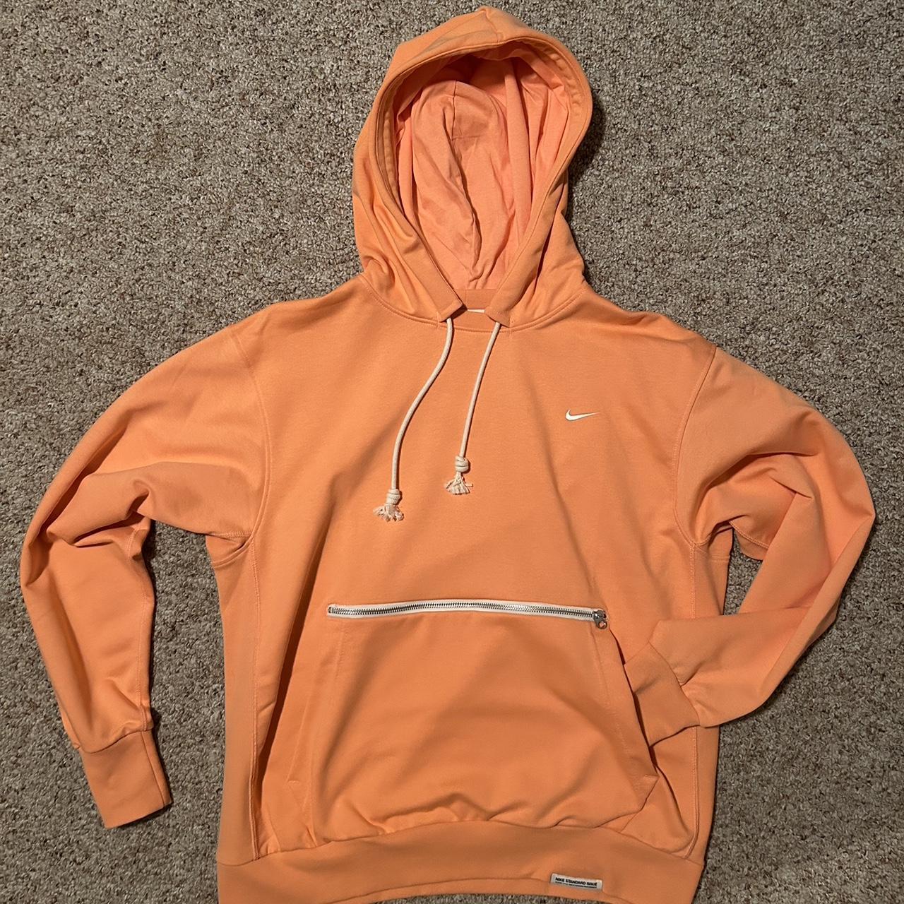 salmon nike sweatshirt