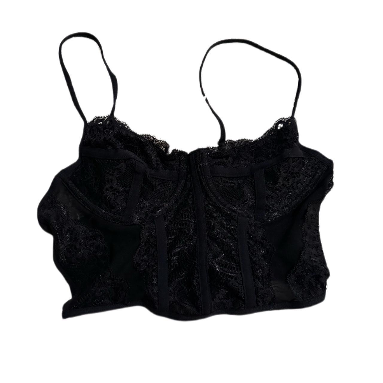 Black Lace Bralette Size XS