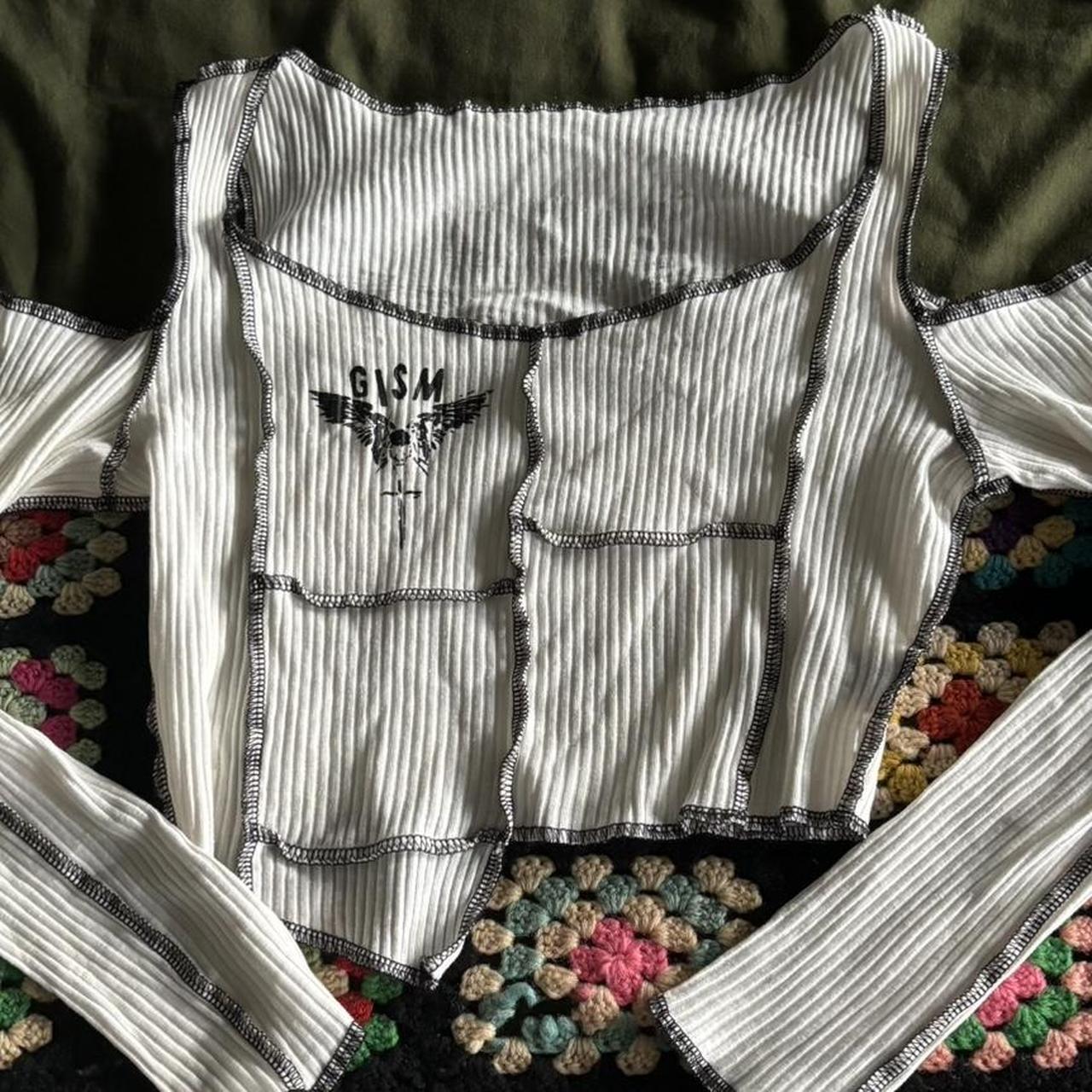 GISM shirt. Printed on a SHEIN top. Practically new... - Depop