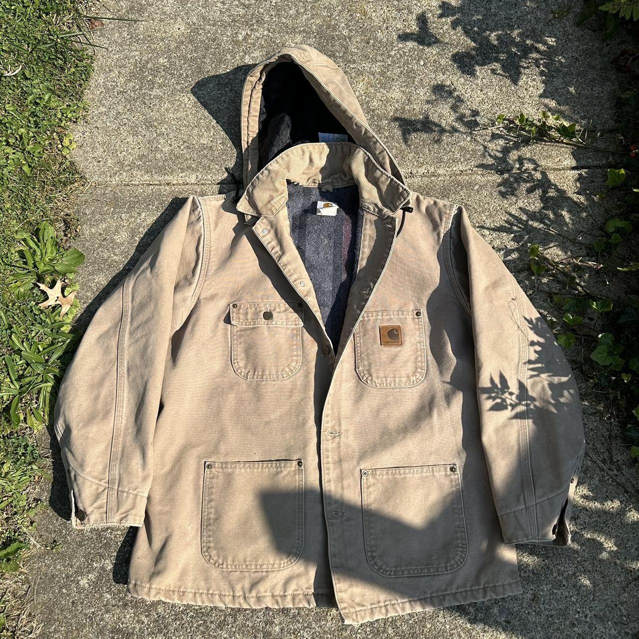 VTG Carhartt Chore Jacket w Original Hood C02SDL