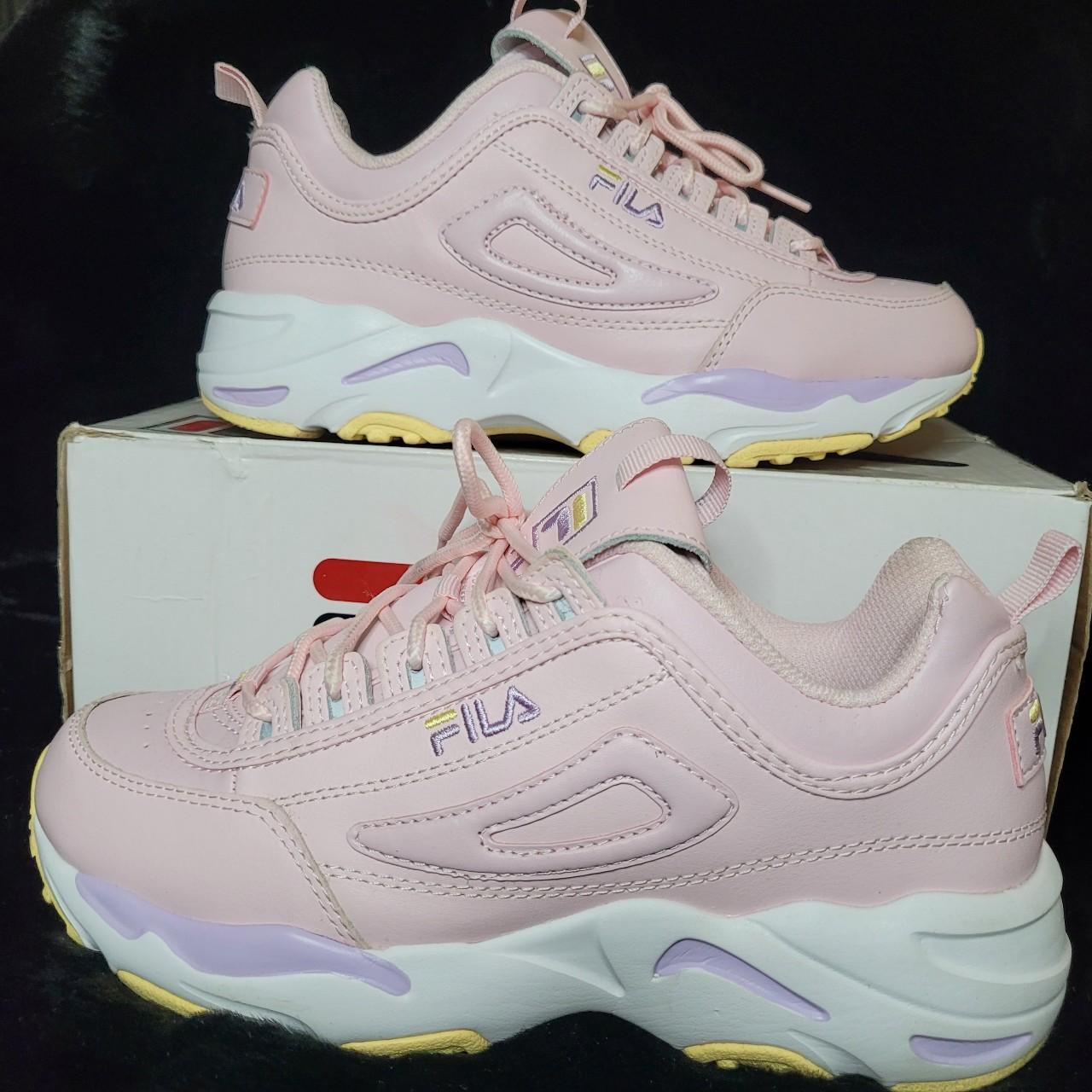 Fila Disruptor 2 X ray Tracer Color light pink light. Depop