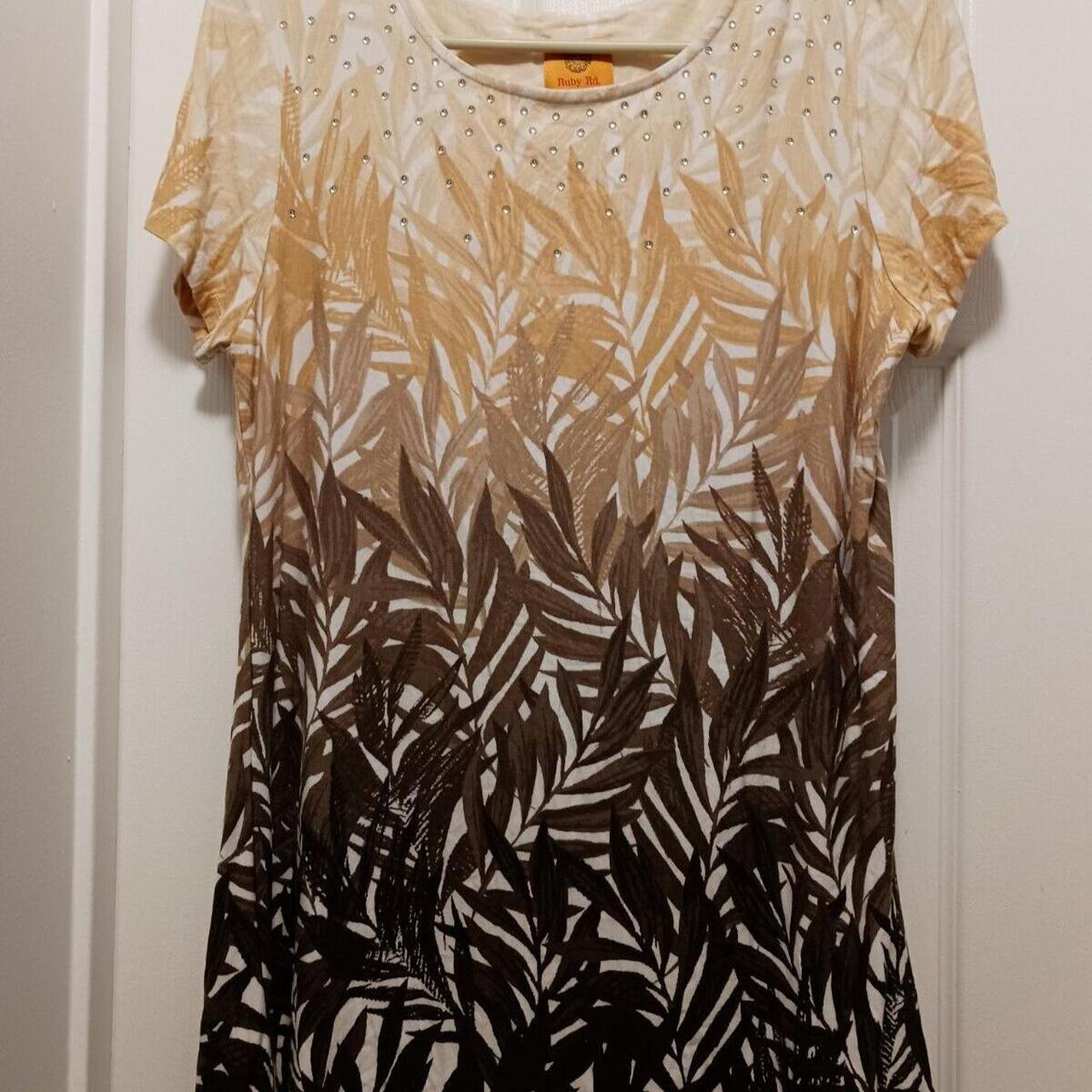 Ruby Rd. Women's Blouse - Orange/Brown - S – Ruby… - image 2