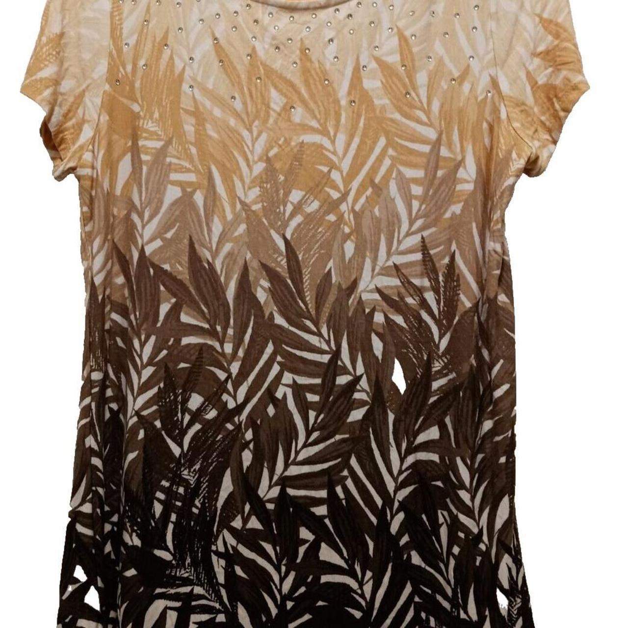 Ruby Rd. Women's Blouse - Orange/Brown - S – Ruby… - image 1