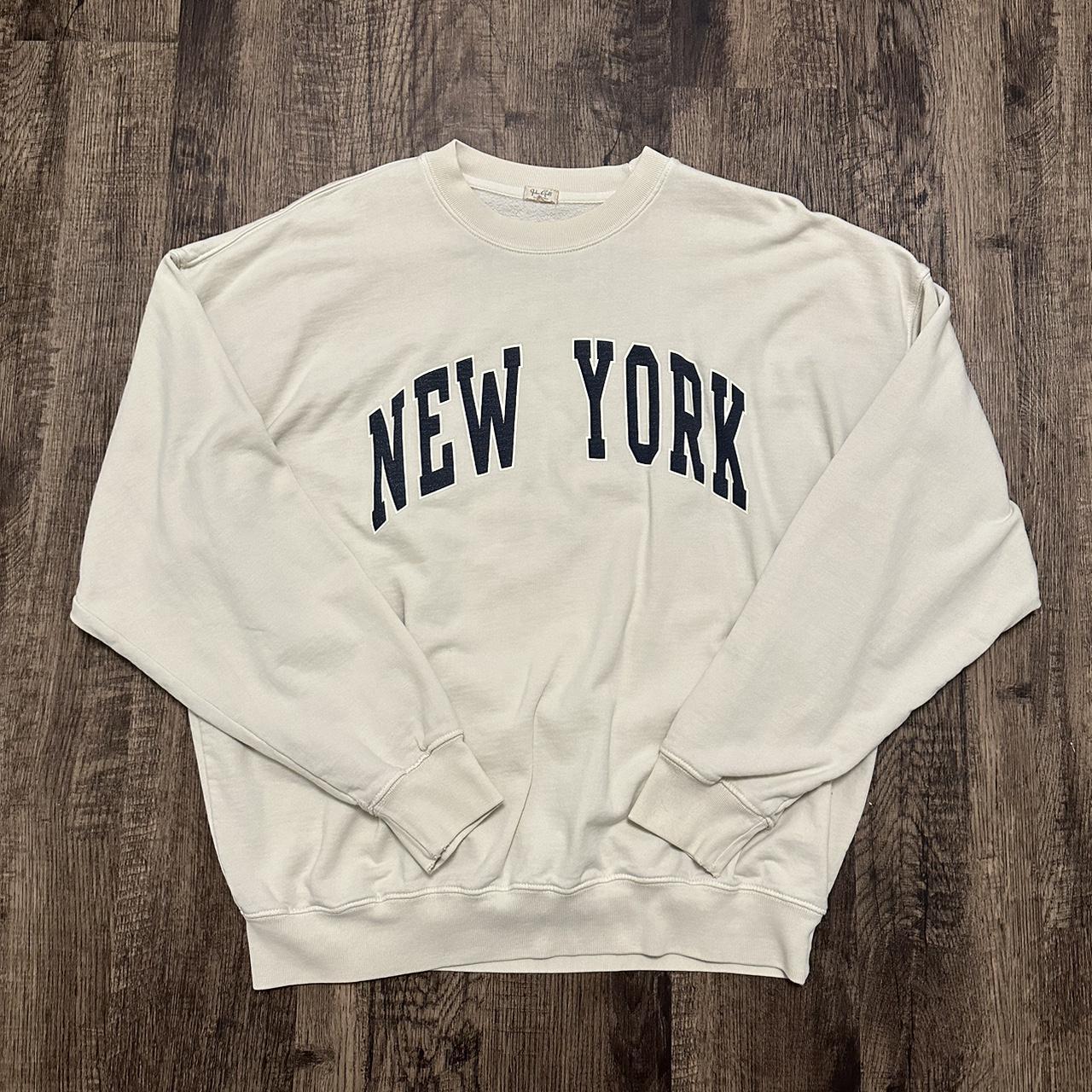 • Brandy Melville New York oversized white and