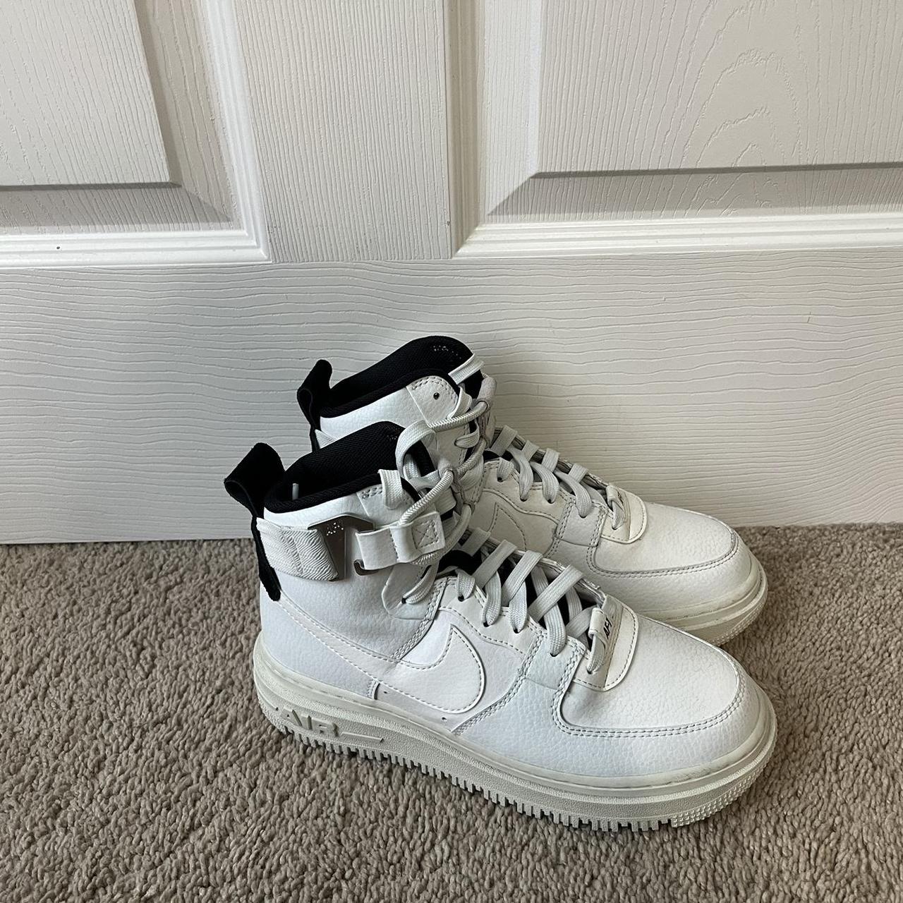 Nike high tops with buckle on sale