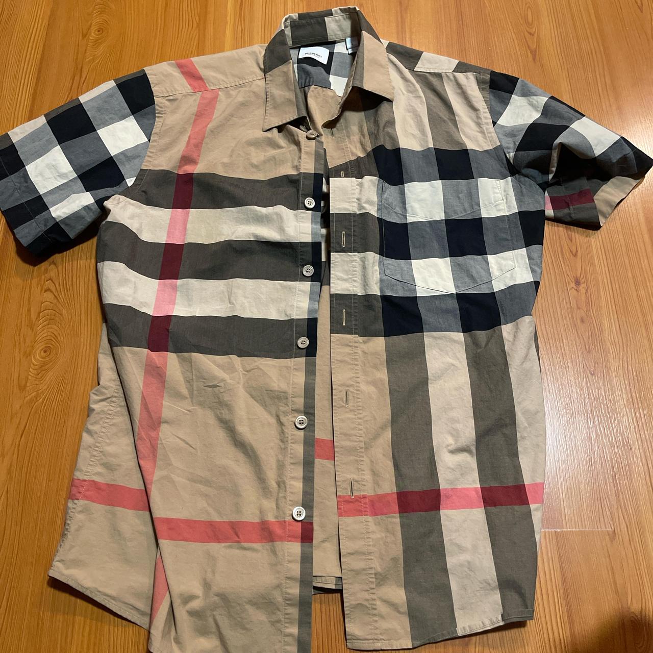 Burberry size large shirt