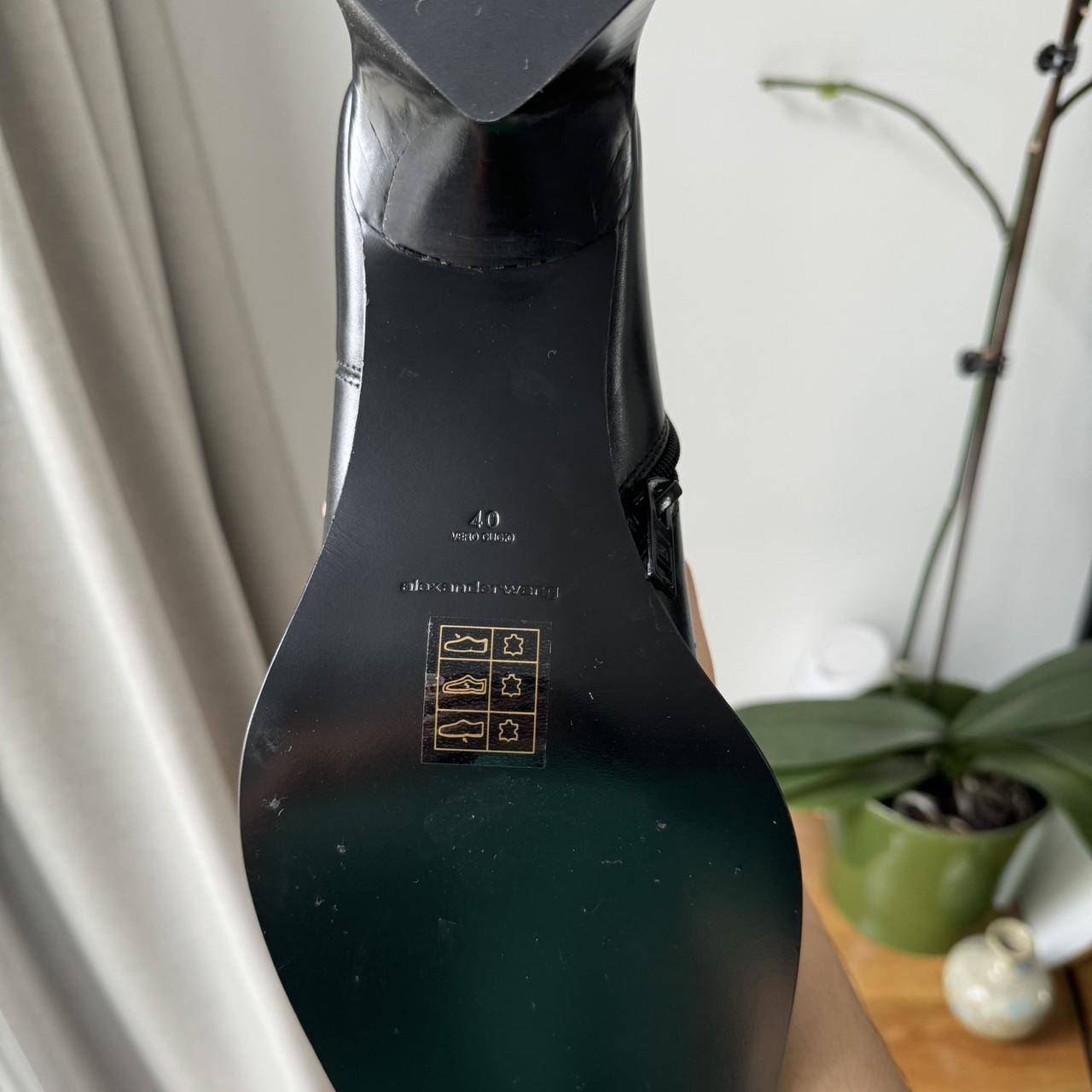 Alexander wang booker 60 boots. Black leather ankle | Depop