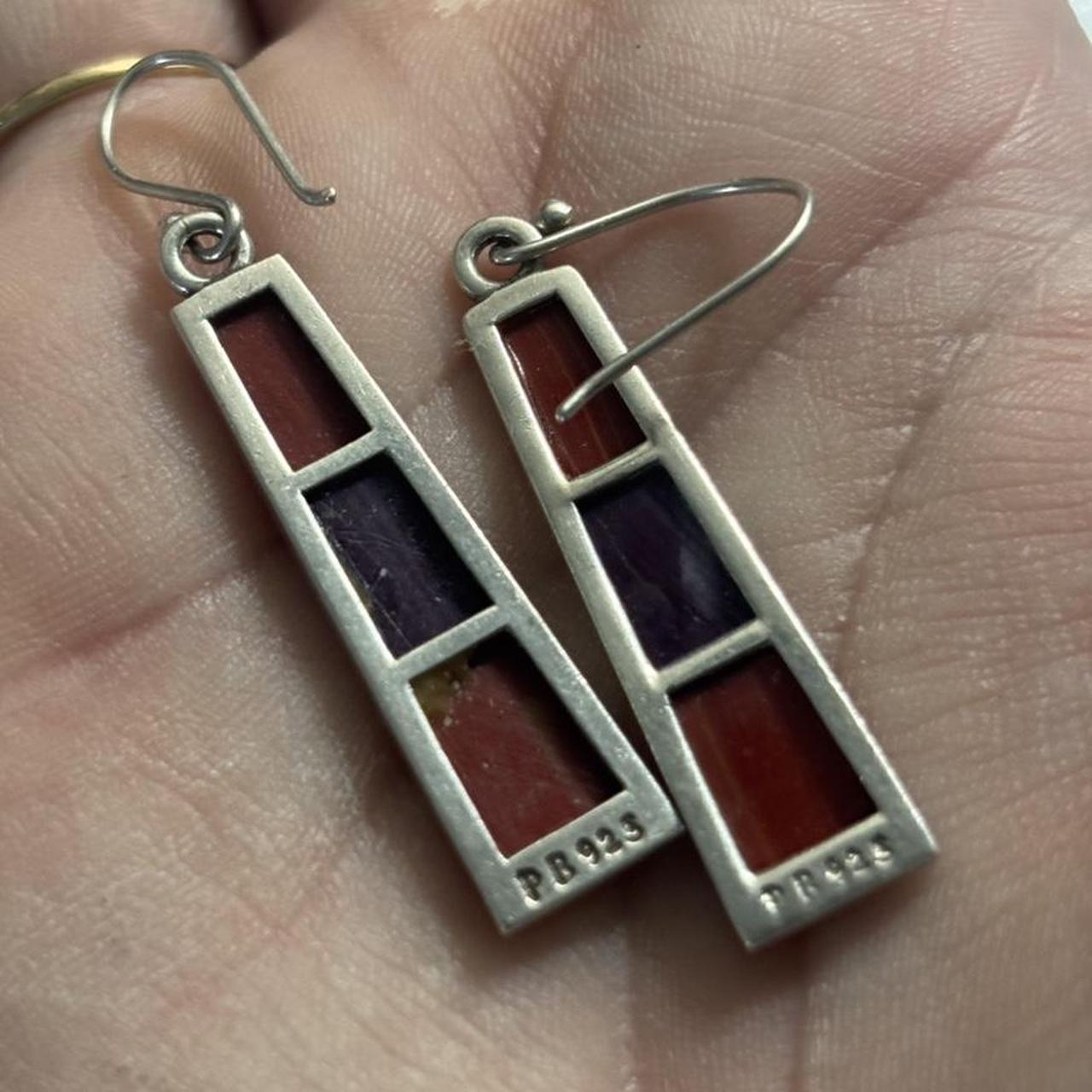 Native Women's Earrings - Multi/Red – Native Amer… - image 2