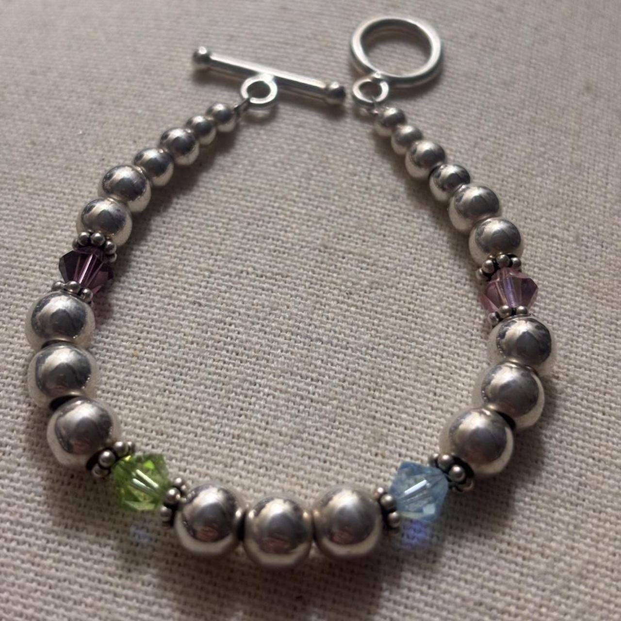 Women's Bracelet - Silver/Multi – Solid Sterling … - image 1