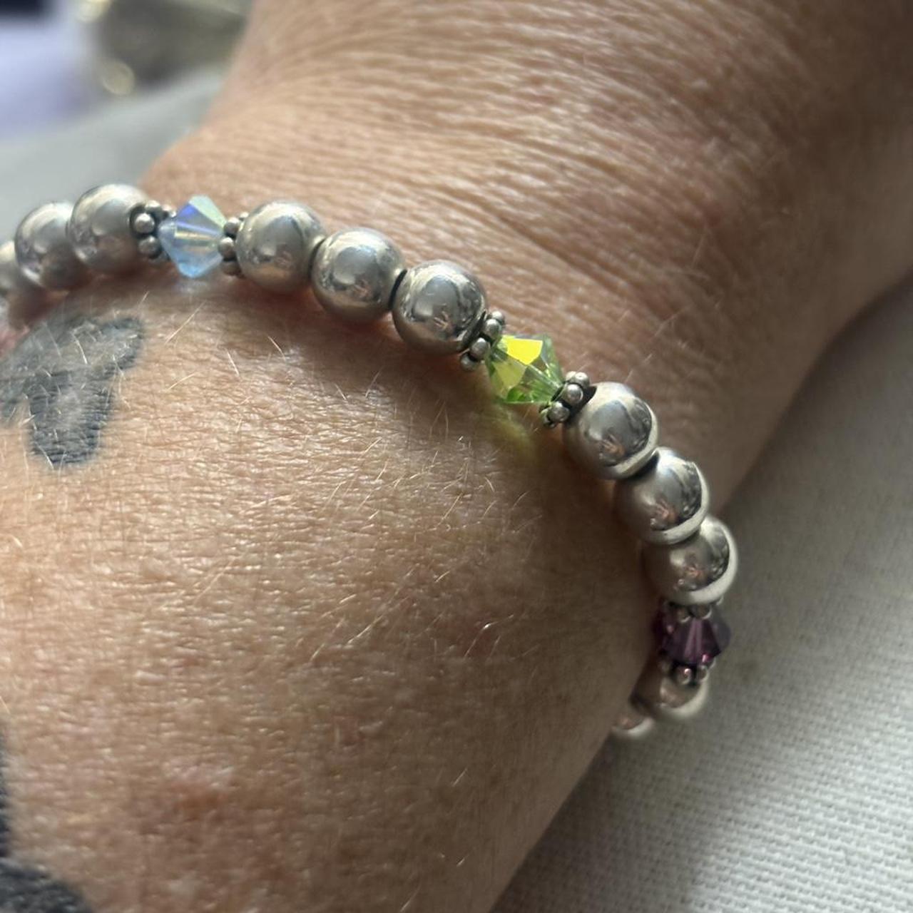 Women's Bracelet - Silver/Multi – Solid Sterling … - image 3