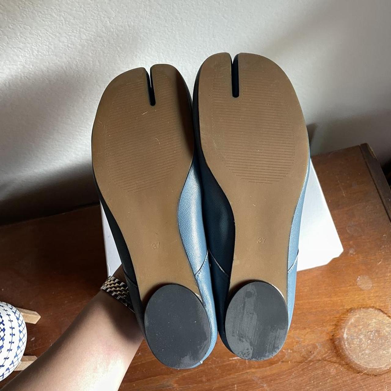 Split-Toe Tabi Woodchuck Sato Flat Real Leather size... - Depop