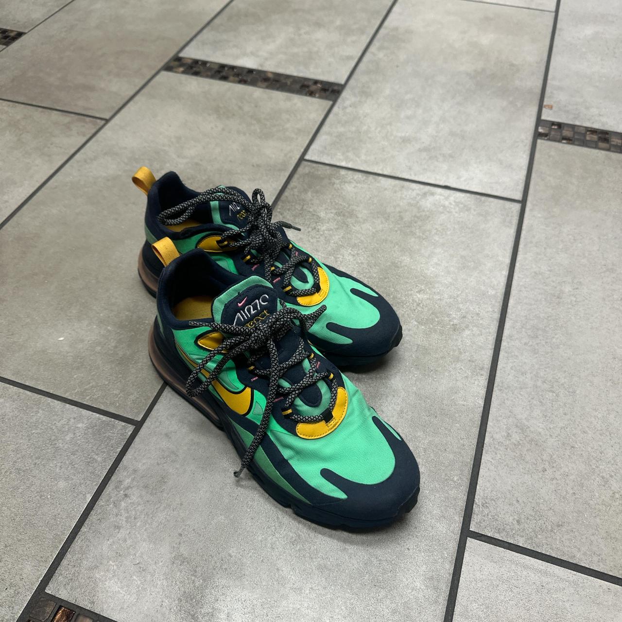 nike 270 react electro green