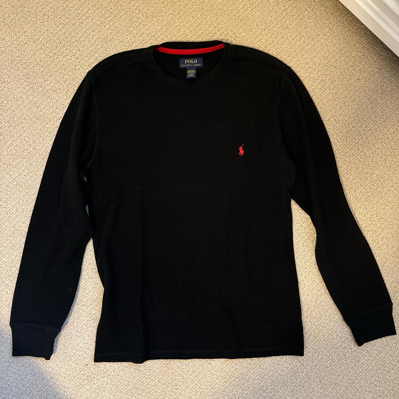 Polo Ralph Lauren black and red lightweight. Depop