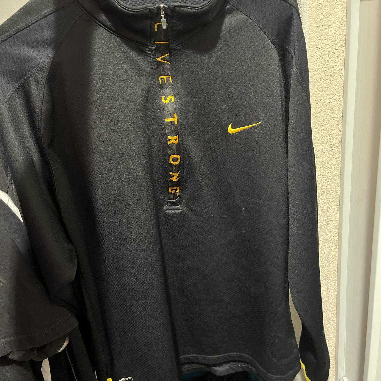 nike livestrong quarter zip
