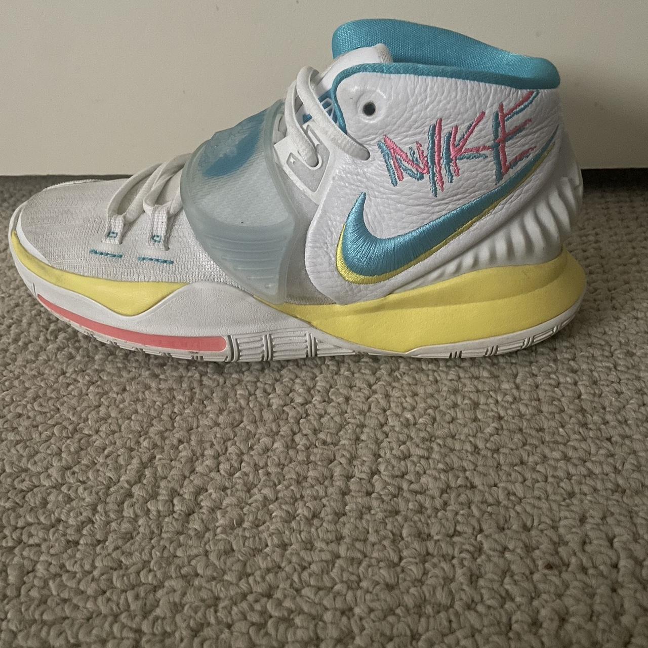 kyrie 6 neon graffiti mens